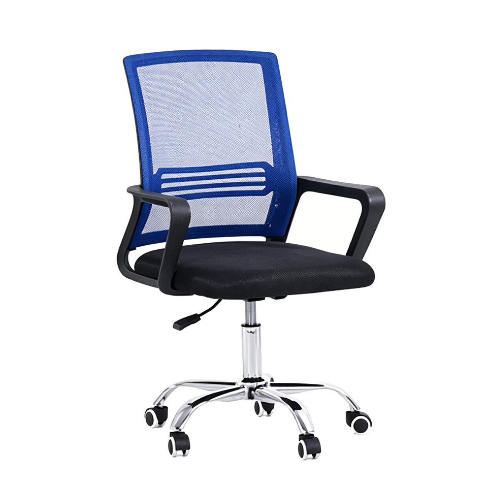 Adjustable Breathable Mesh Office Chair with 360° Swivel & S-shaped Back for Conference Rooms & Offices BGY-106