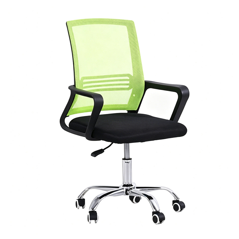 Adjustable Breathable Mesh Office Chair with 360° Swivel & S-shaped Back for Conference Rooms & Offices BGY-106