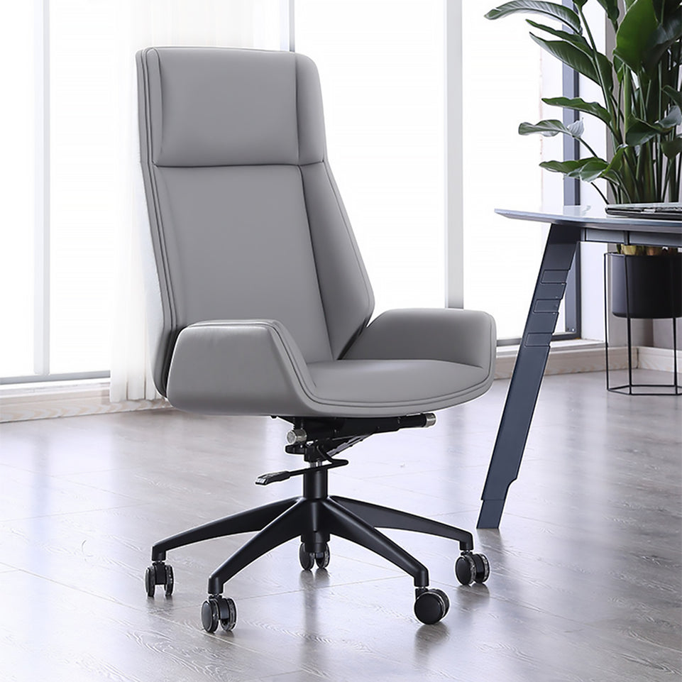 Luxurious Sleek Ergonomic Office Chair with Neck Support & Recline Function for Executive & Home Use BGY-107