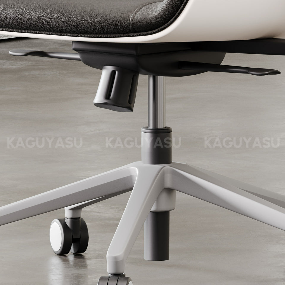 High-Back Office Chair with Adjustable Armrests, Recline, Swivel & Quiet Casters