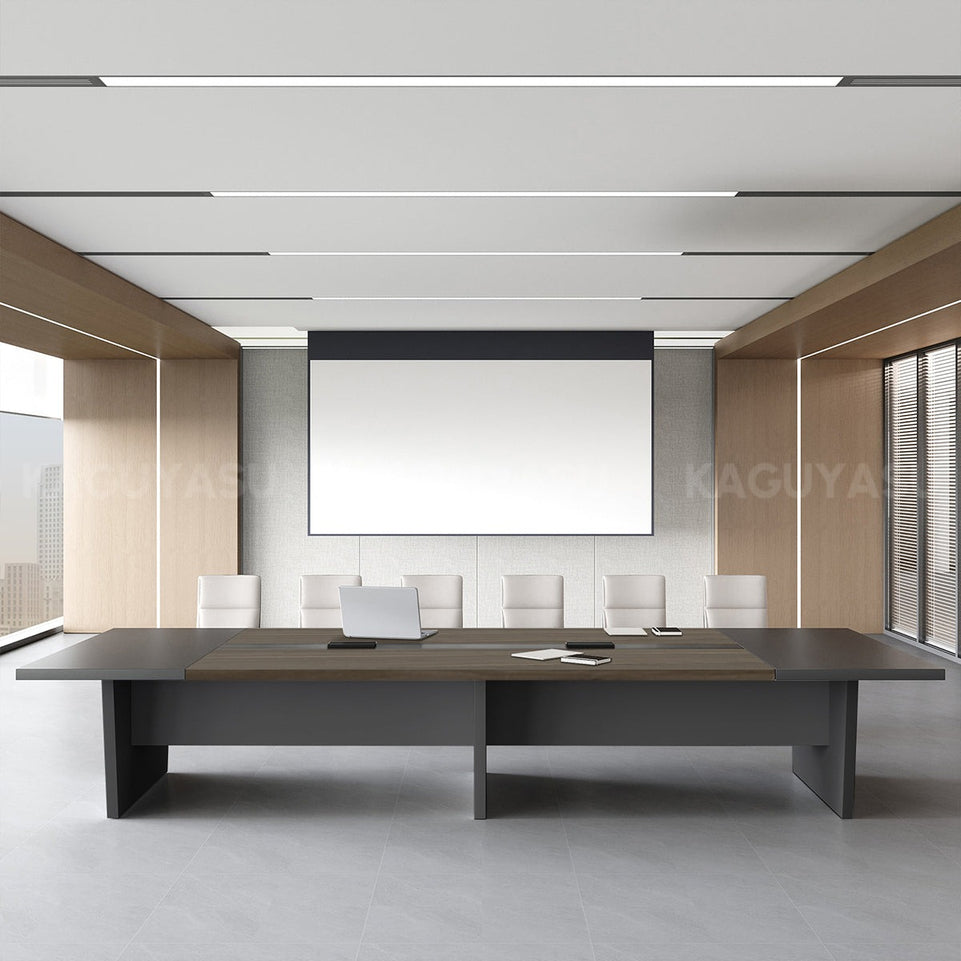 Stylish and Premium Spacious Conference Table with Two-Tone Design HYZ-2038