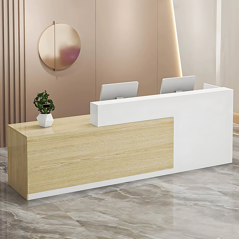Two-Tone Modern Reception Desk JDT-047