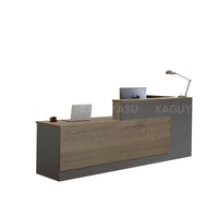 Modern L-Shaped Reception Desk with Side Storage and Drawers JDT-2215(In Stock)