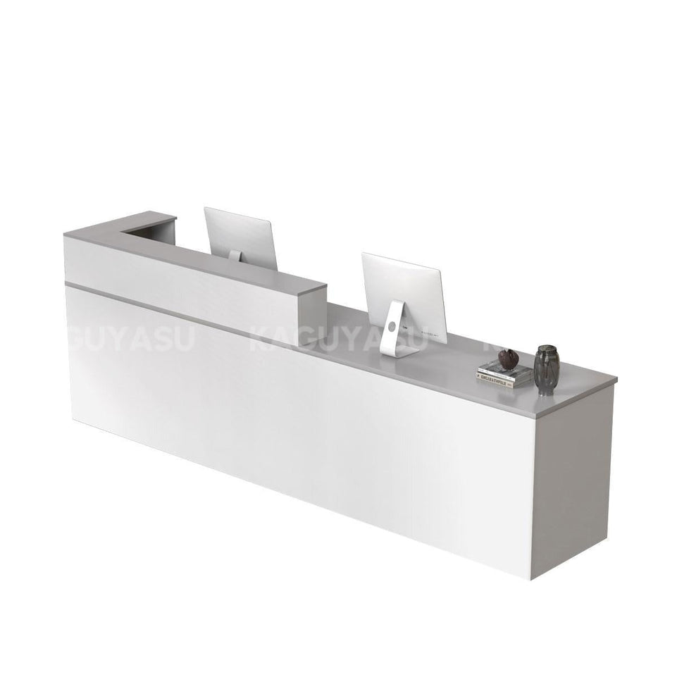 Minimalist Office Reception Desk with Keyboard Tray and Drawer JDT-2216(In Stock)