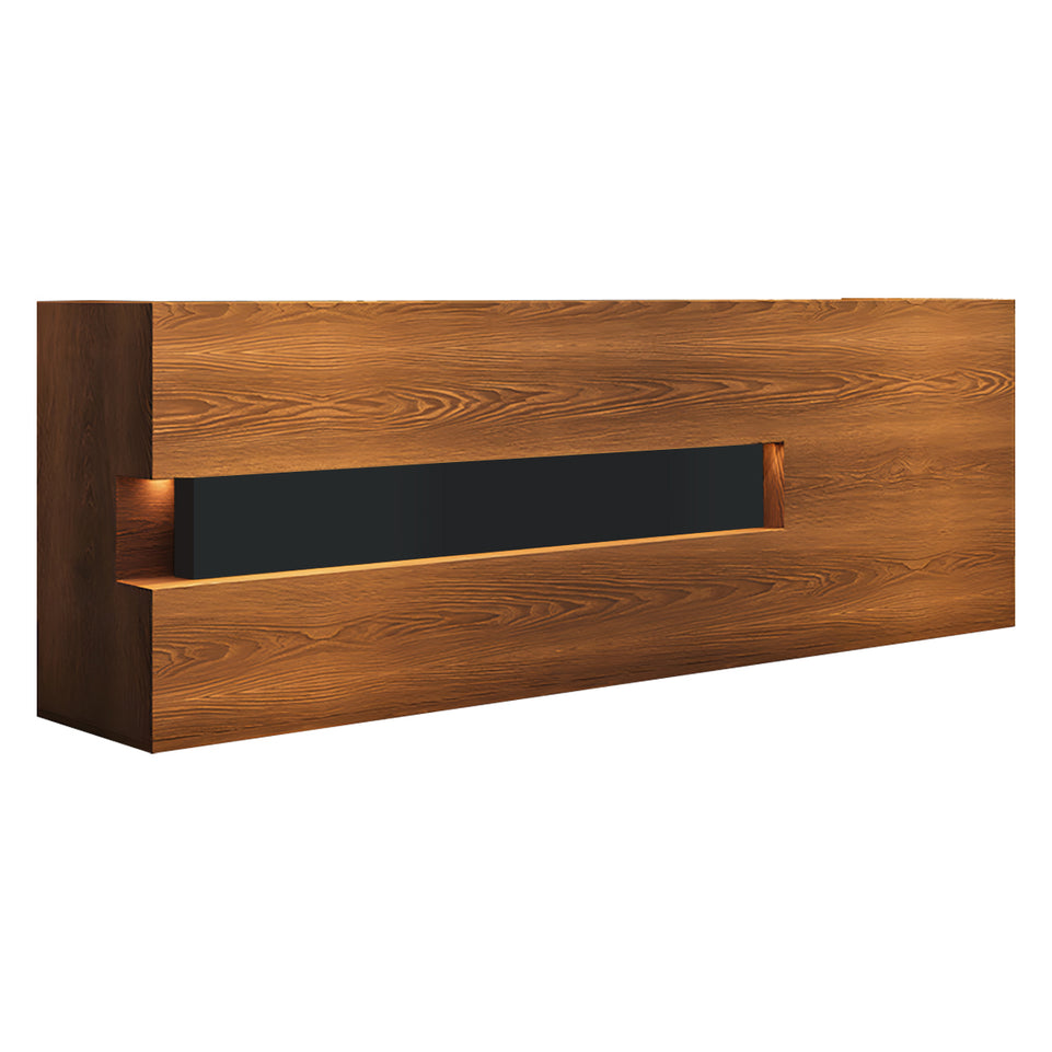 Curved Reception Desk 59-157 in Wide with Solid Wood, File Drawers & Lumbar Support