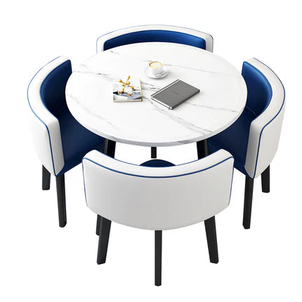 Modern Minimalist Style Small Meeting Table and Chair Set JDZH-009