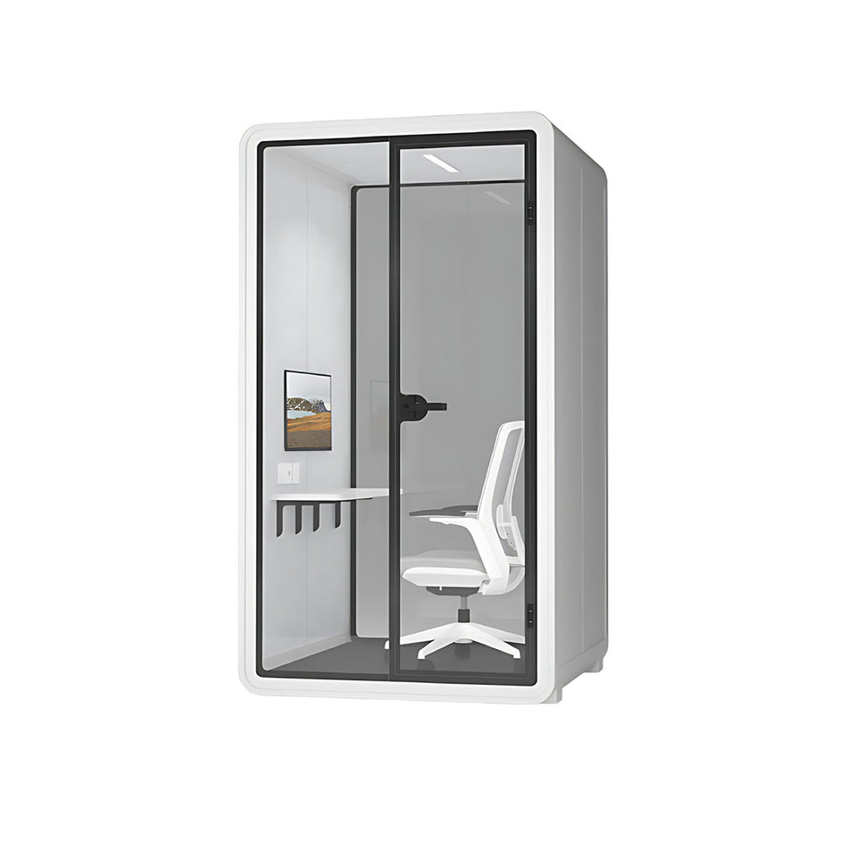 Advanced Acoustic Pod with Six-layer Soundproof Structure, Tempered Safety Glass, Air Circulation System & Modular Design for Private Spaces