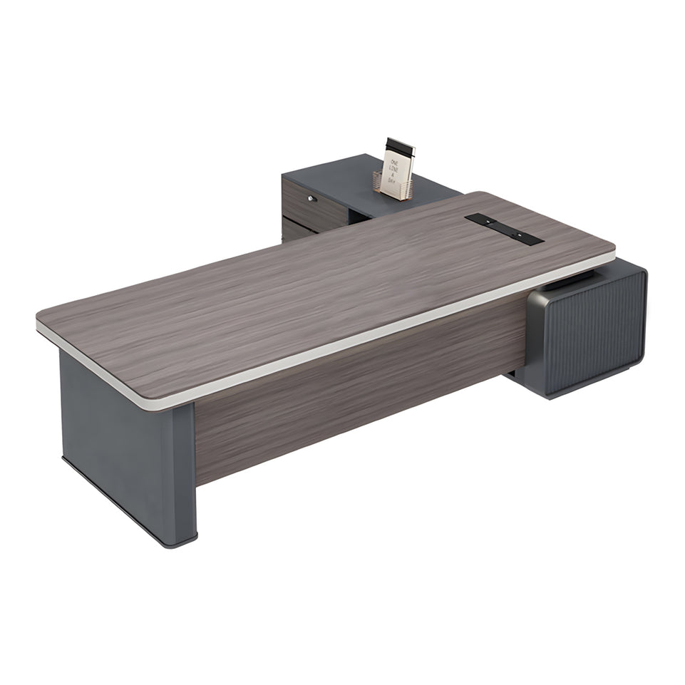 Modern Executive Desk for Boss with Multimedia Cable Box LBZ-2097(In Stock)
