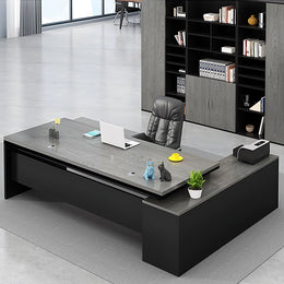 Sophisticated and Practical Executive Desk and Chair Set for a Modern Workspace LBZ-2133