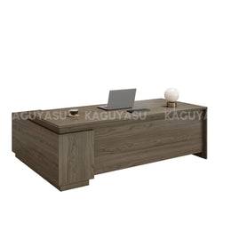 L-Shaped Executive Desk With Storage Cabinet And Privacy Panel – Modern Office Furniture For Home And Workplace LBZ-2141