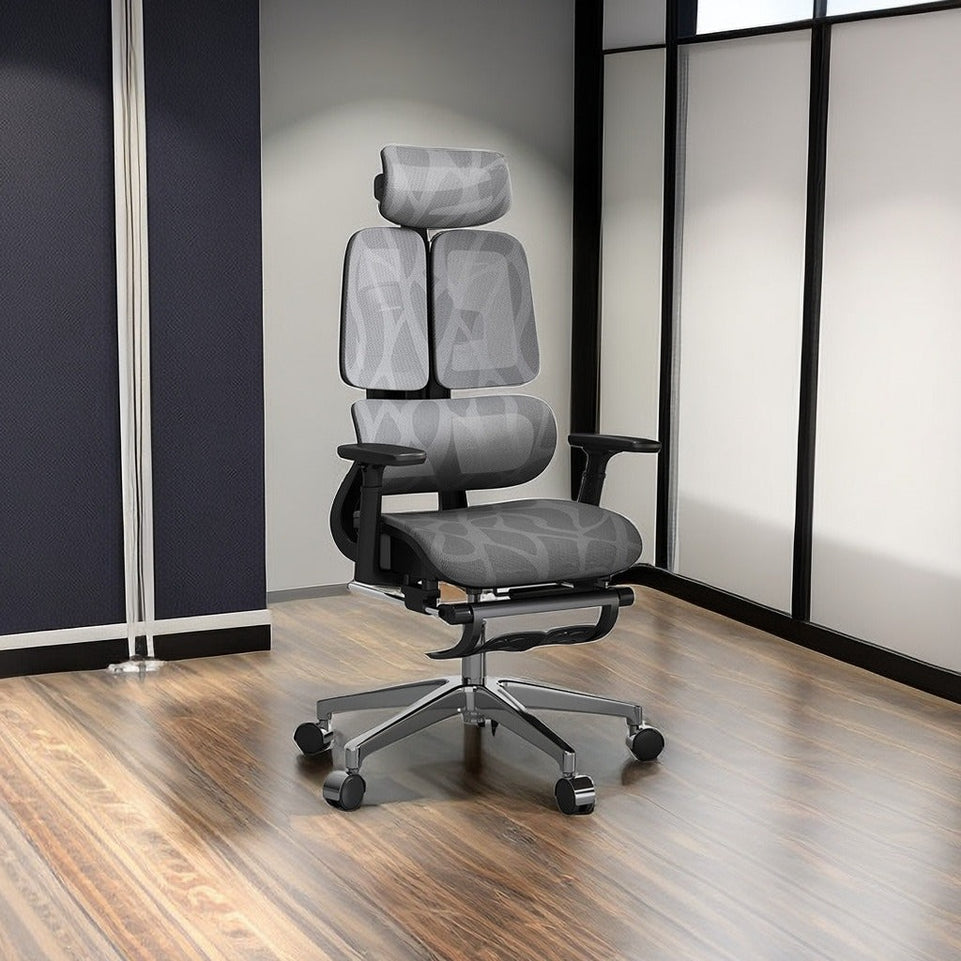 Stylish Ergonomic Office Chair with Lumbar Pillow BGY-1034