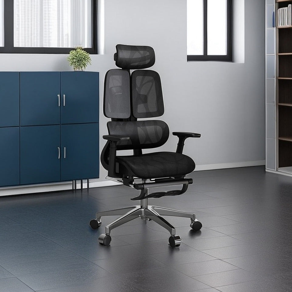 Stylish Ergonomic Office Chair with Lumbar Pillow BGY-1034