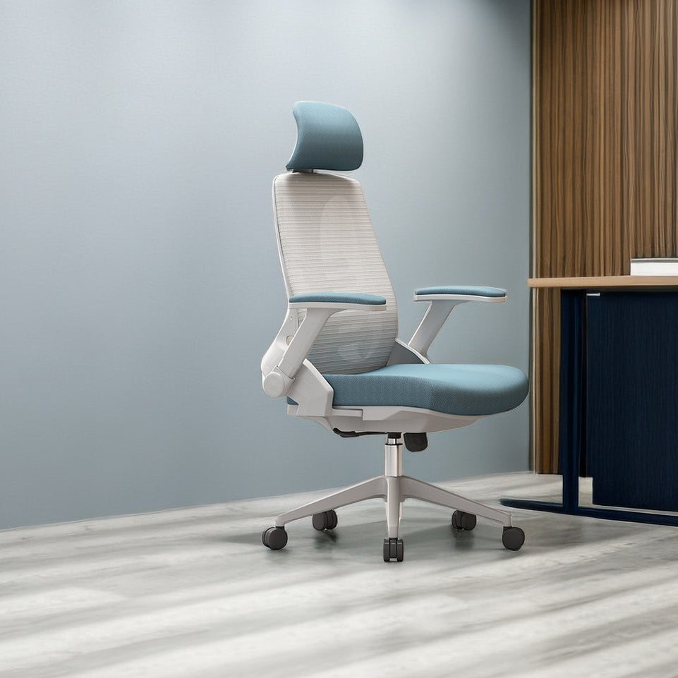 Stylish Ergonomic Gaming Chair Office Chair with Foldable Armrest BGY-1040