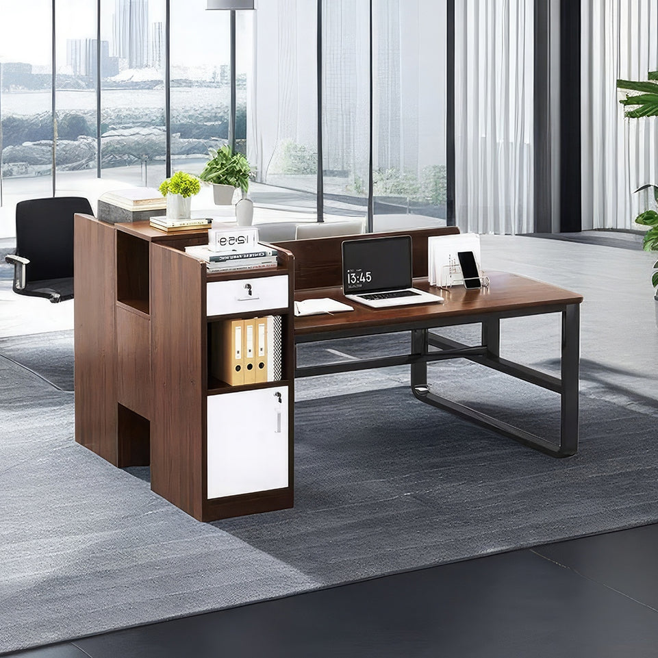 Face to Face for 2 Person Office Desk Simple Modern Office Staff Computer Desk YGZ-1034