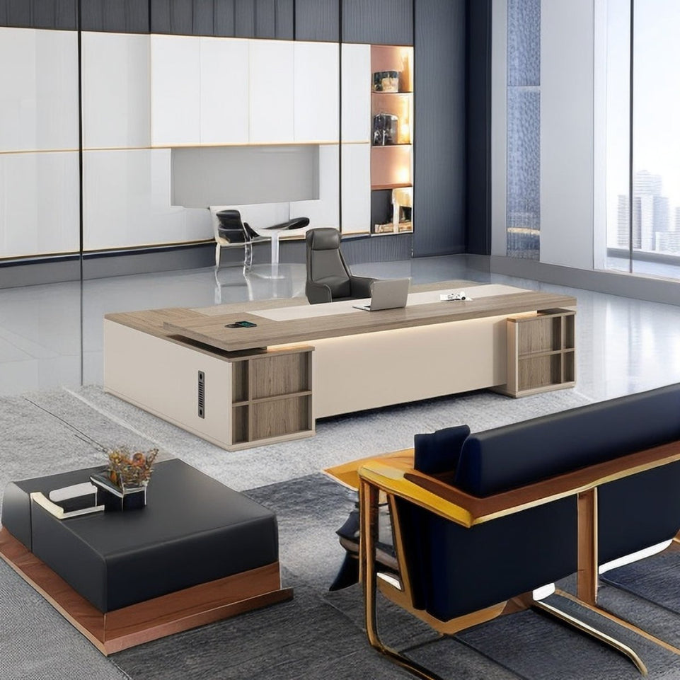 Classic Executive Office Desk CEO Manager Office Table LBZ-1043