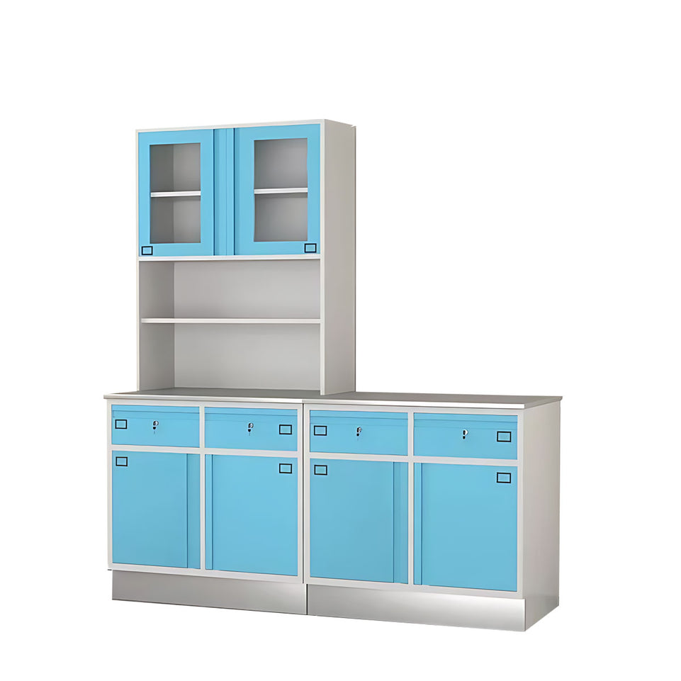 Precision Medical Treatment Cabinet With Stainless Steel Worktop–Sterile Storage And Dispensing Counter YLJJ-2011