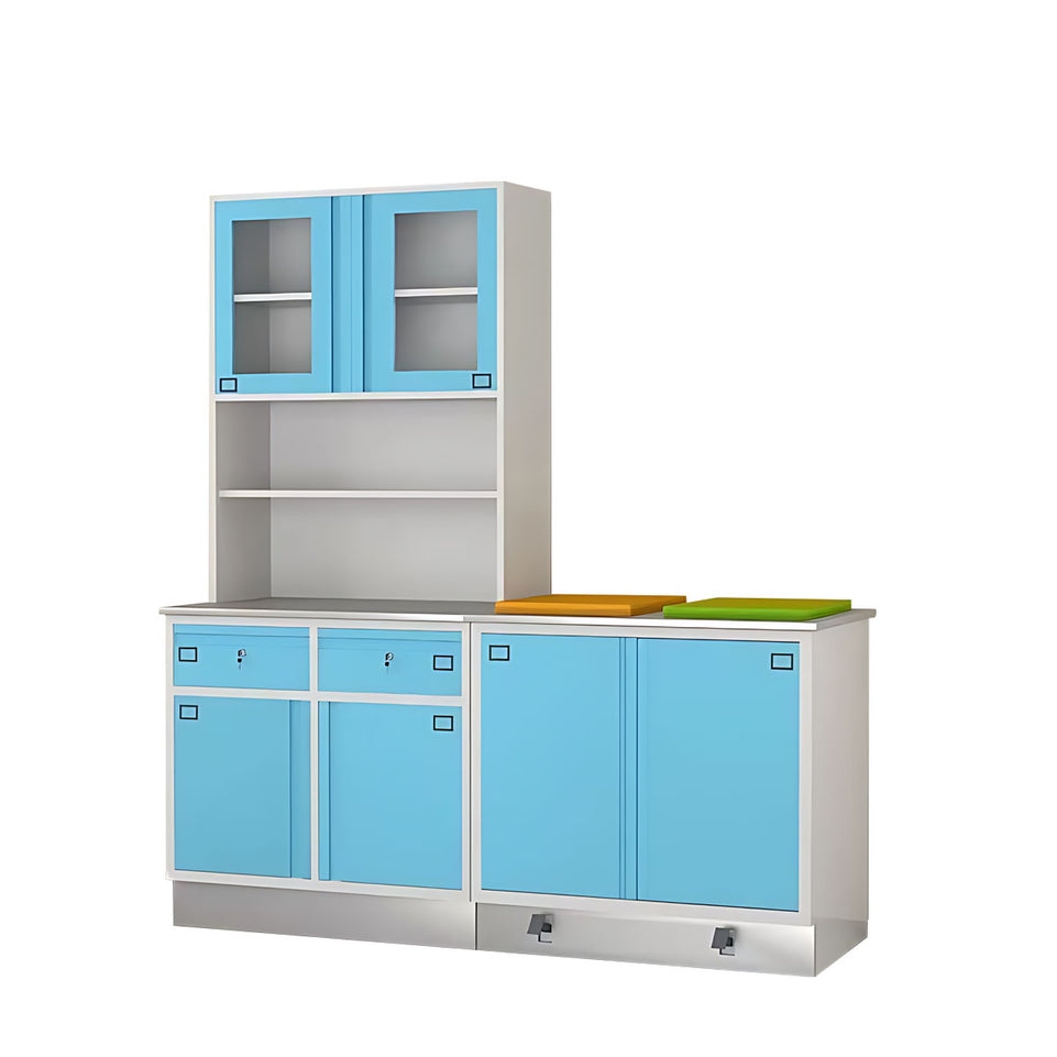 Precision Medical Treatment Cabinet With Stainless Steel Worktop–Sterile Storage And Dispensing Counter YLJJ-2011