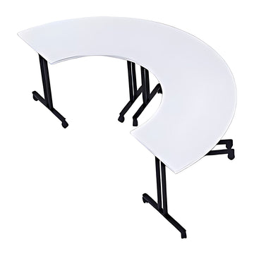 Modern Conference Table 79-173 in Wide (6.6-14.4 ft) with Portable & Swivel