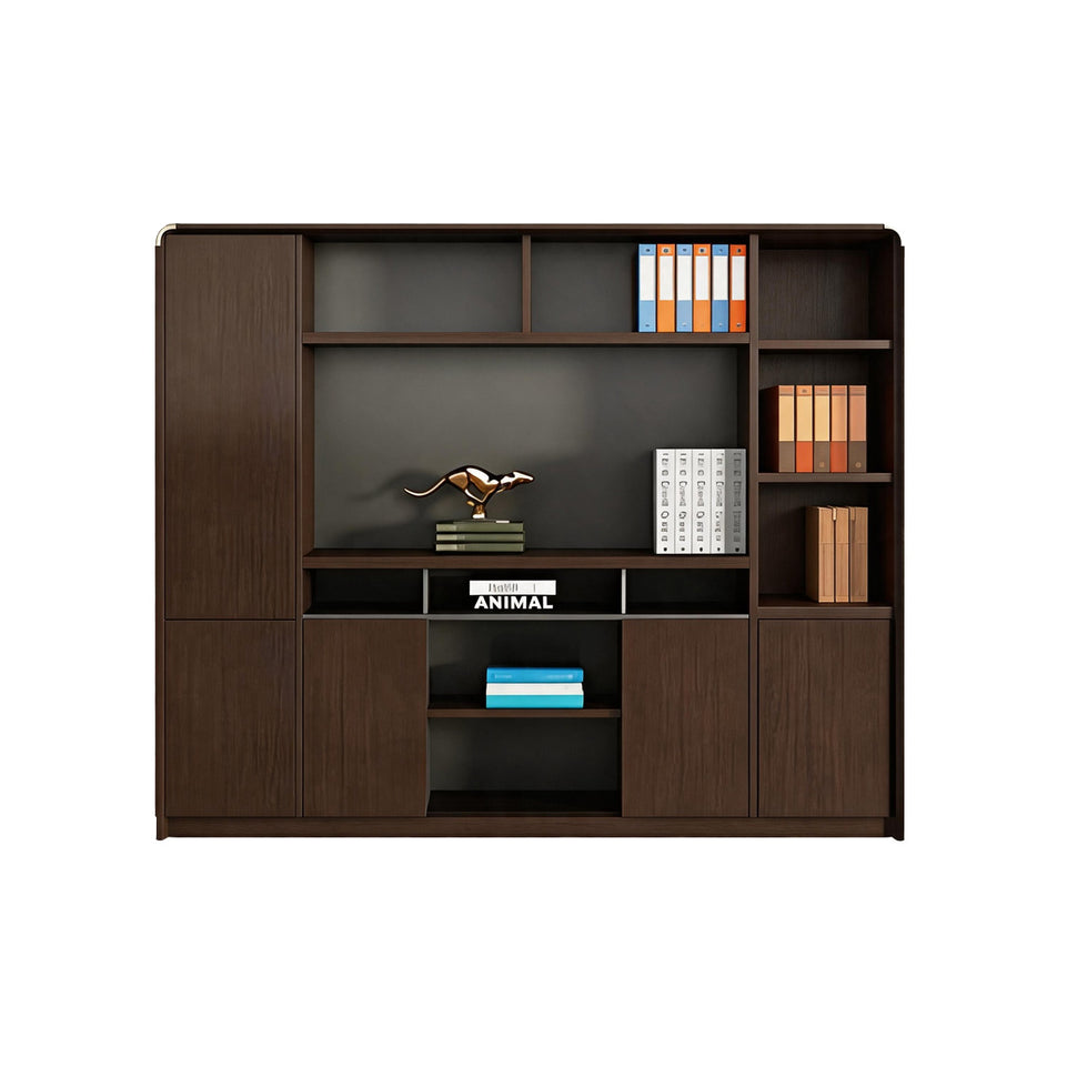Modern Executive Desk 22-126 in Wide with Curved & Cable Management for Home Office