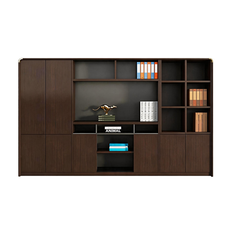Modern Executive Desk 22-126 in Wide with Curved & Cable Management for Home Office