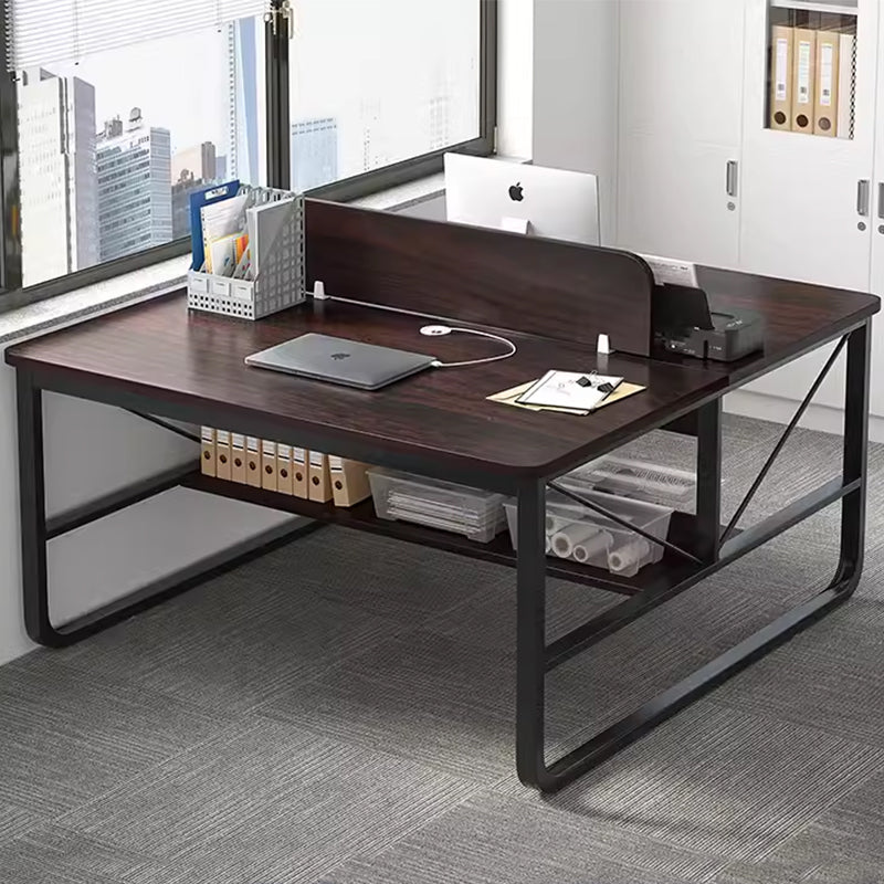 Double Office Desk and Combination Office Staff Position Simple Modern Computer Desk Two Staff Table YGZ-1014