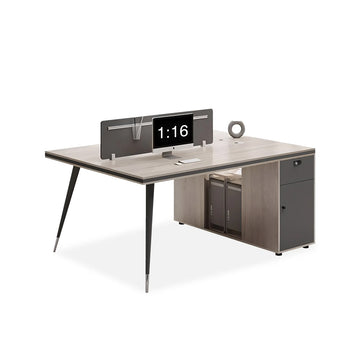 Curved Office Desk with Cable Management, Side Storage & Privacy Panel for Home Office