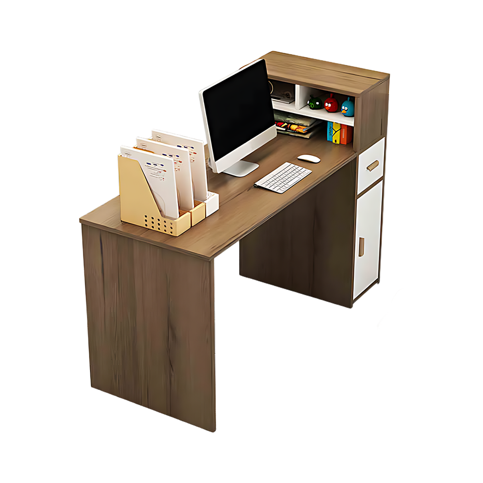 Sturdy And Spacious Office Desk With Thickened Tabletop And Ample Storage BGZ-2033