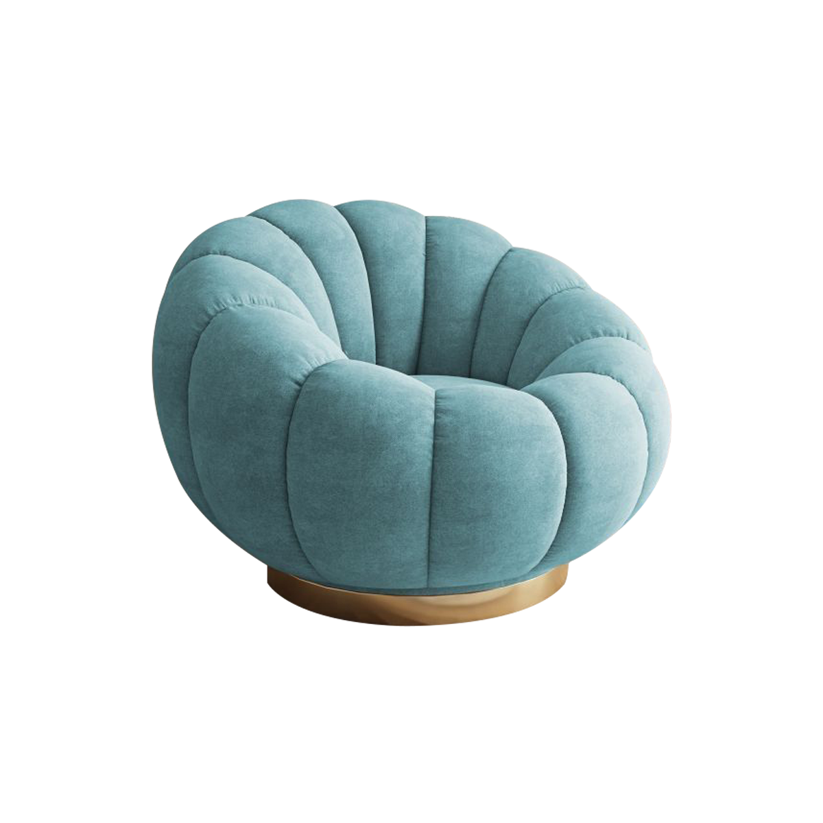 Cream Style Lazy Sofa Reclining Sleepy Pumpkin Sofa Chair BSF-2066