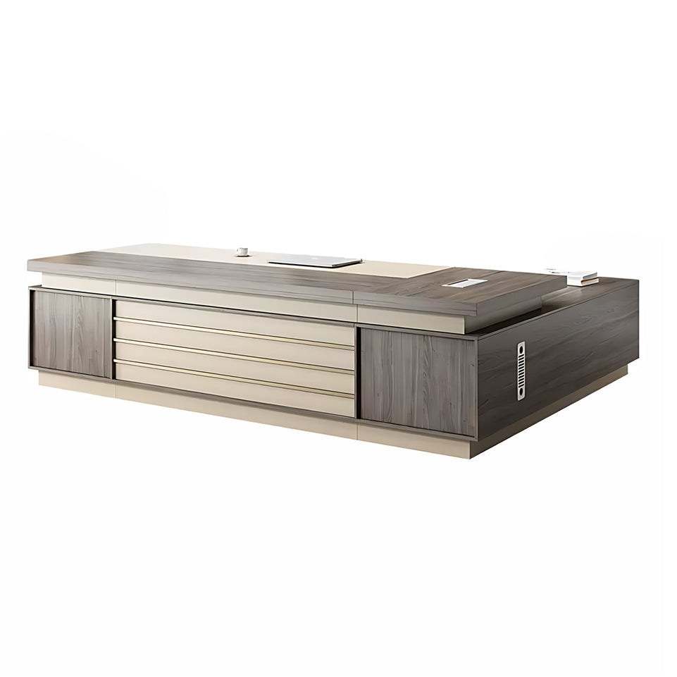 High-grade Creative President Table Simple Modern Manager Table and Chair LBZ-1099 kaguyasu