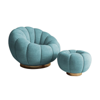 Cream Style Lazy Sofa Reclining Sleepy Pumpkin Sofa Chair BSF-2066