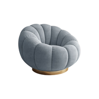 Cream Style Lazy Sofa Reclining Sleepy Pumpkin Sofa Chair BSF-2066