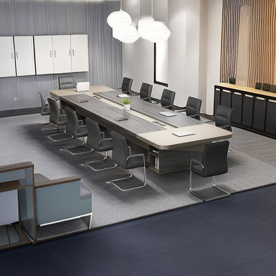 Office Desk Furniture Conference Table Storage Rectangular Wide High Quality Fixed Desktop The Choice of Luxury Office Space HYZ-1026