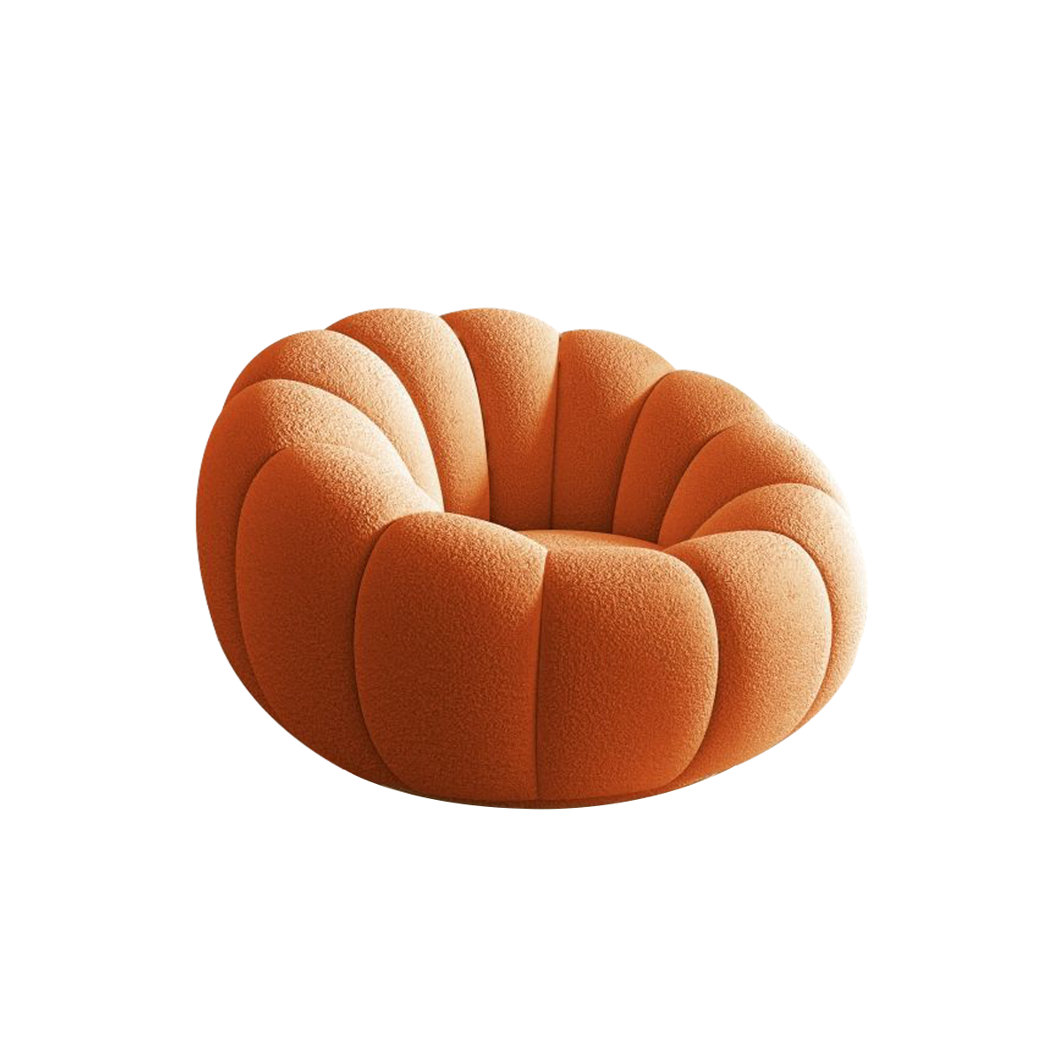 Cream Style Lazy Sofa Reclining Sleepy Pumpkin Sofa Chair BSF-2066