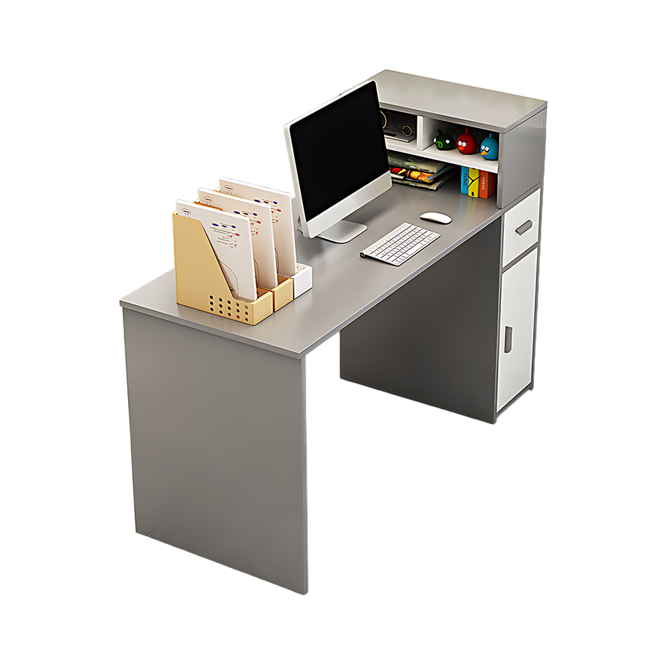 Sturdy And Spacious Office Desk With Thickened Tabletop And Ample Storage BGZ-2033