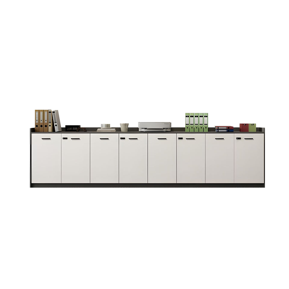 Contemporary Floor-Standing Office File Cabinet with Lockable Storage, Adjustable Shelves, and Spacious Drawers CWG-2176