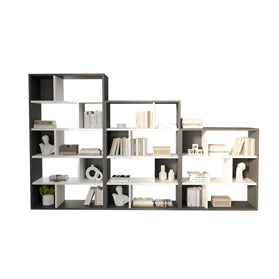 Premium Dual-Sided Office Storage File Cabinet with File and Hollow Display Shelves for Modern Workspaces CWG-2171