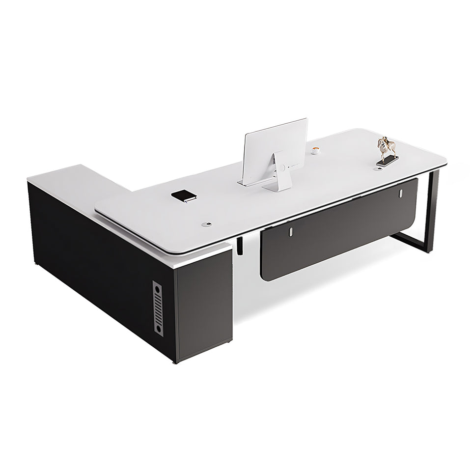 Executive Office Desk Set Modern Design Spacious Functional LBZ-2131