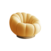 Cream Style Lazy Sofa Reclining Sleepy Pumpkin Sofa Chair BSF-2066