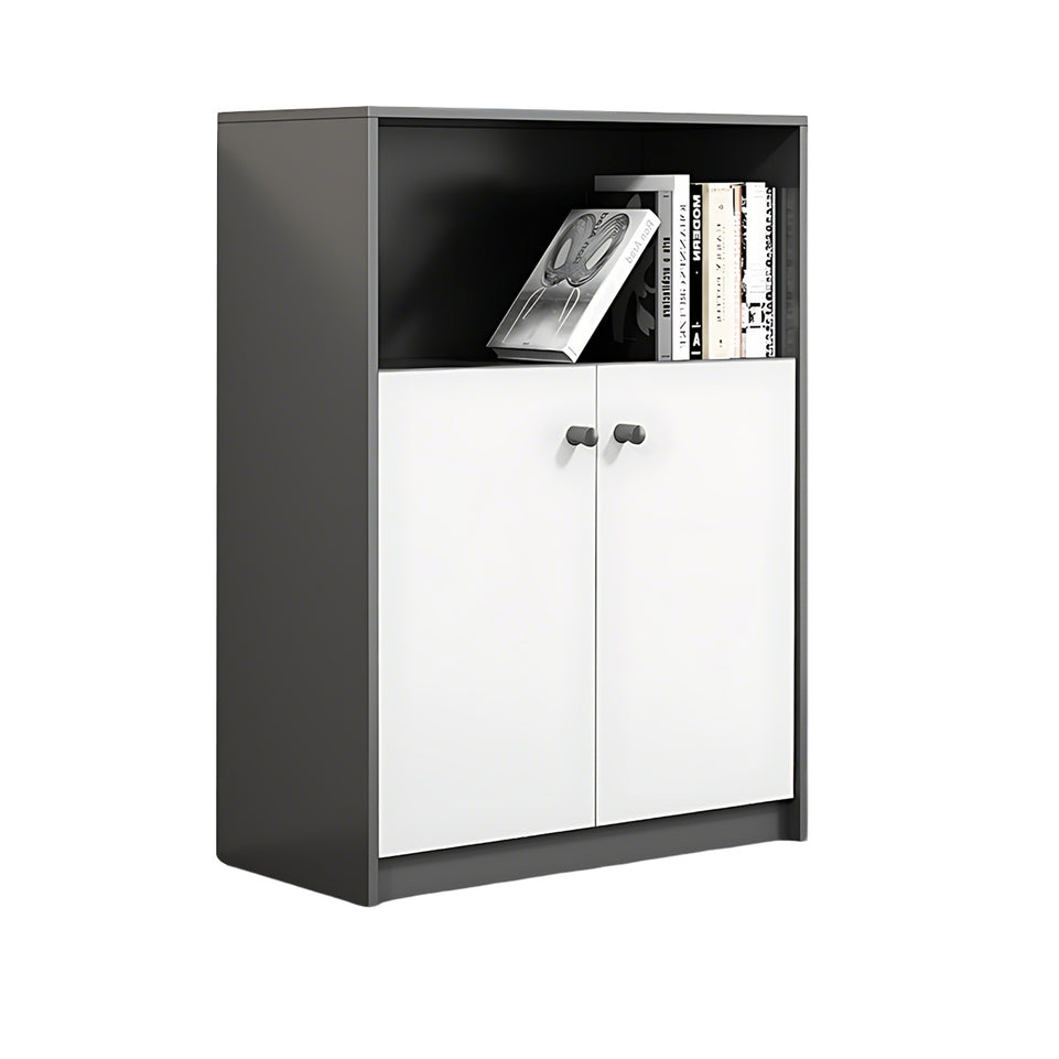 File Cabinet 31-79 in Tall with U-Shaped & Solid Wood for Office