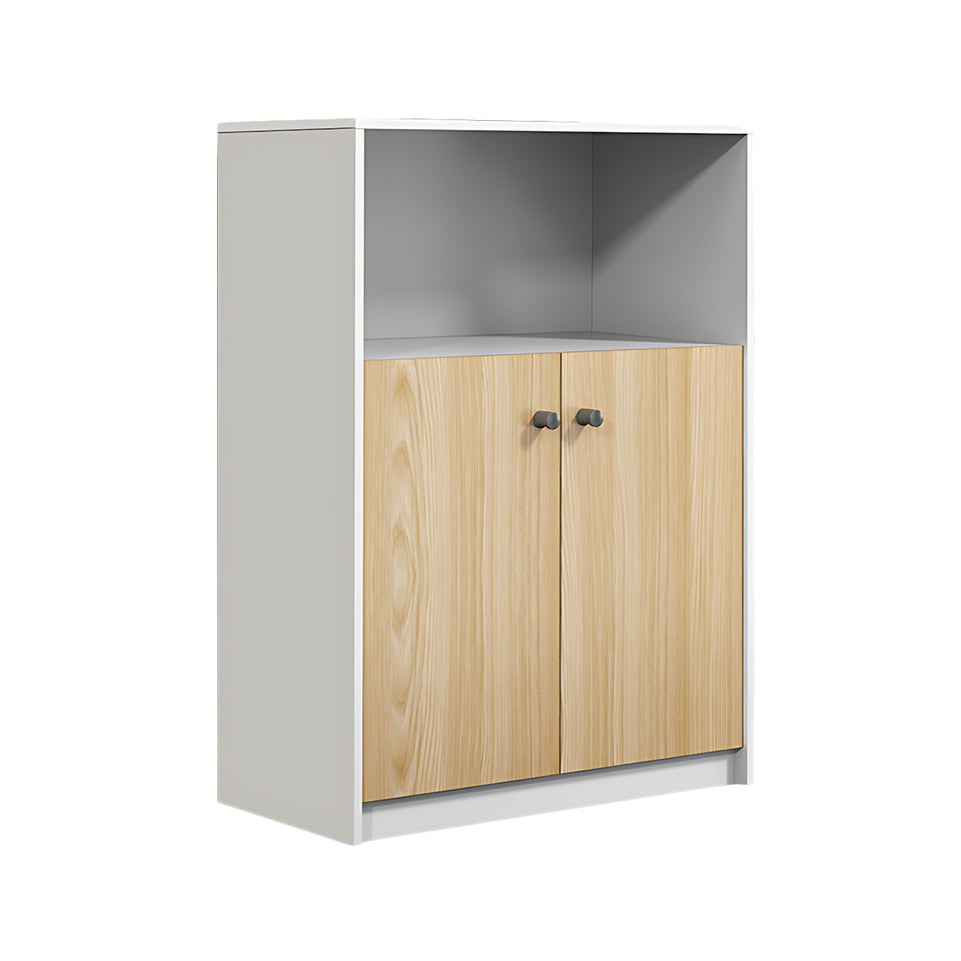 File Cabinet 31-79 in Tall with U-Shaped & Solid Wood for Office