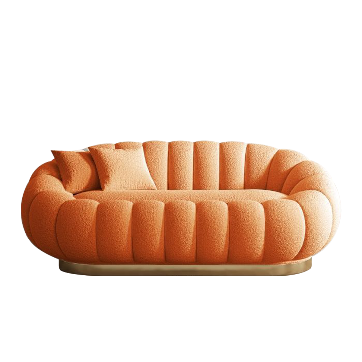 Cream Style Lazy Sofa Reclining Sleepy Pumpkin Sofa Chair BSF-2066