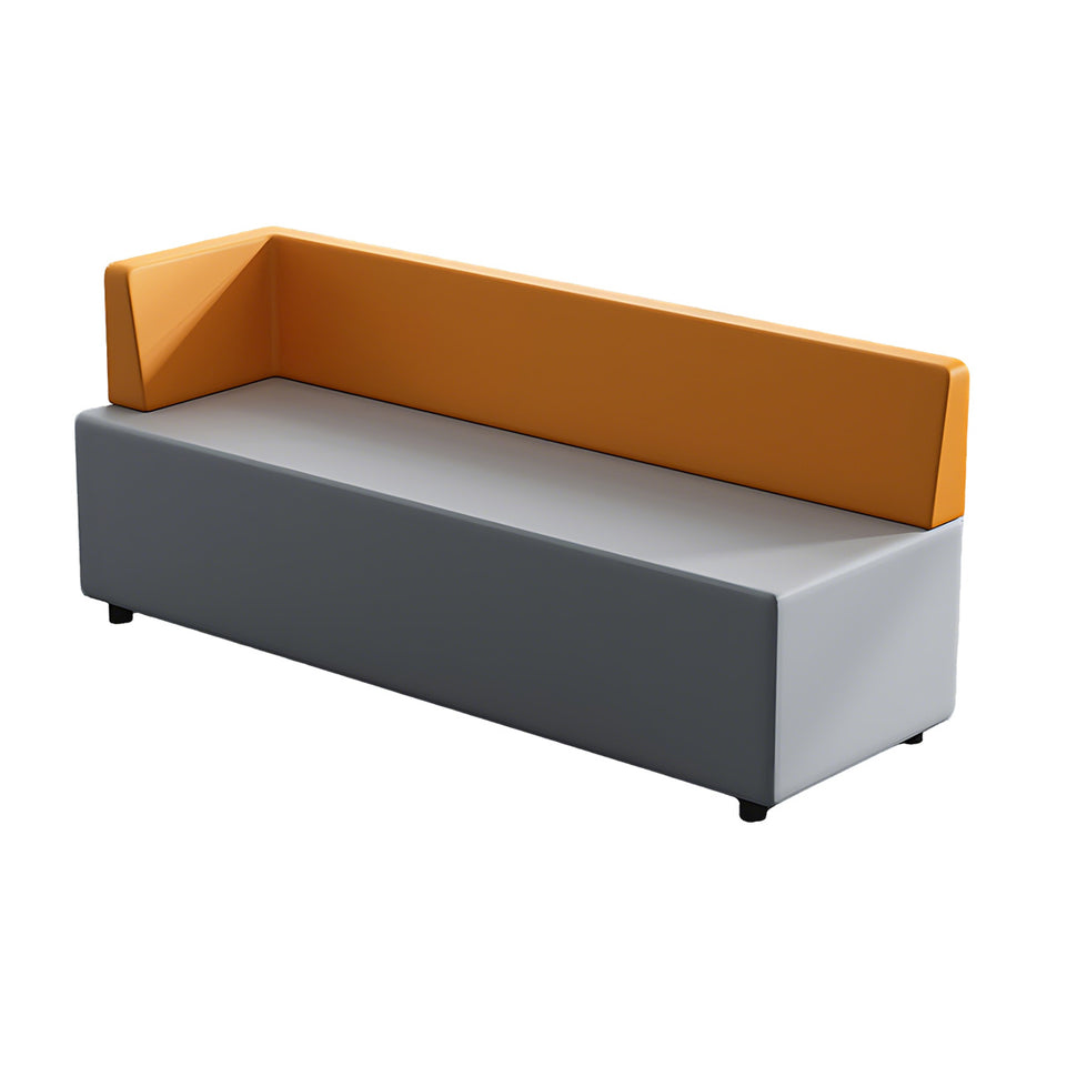 Modern Scratch-Resistant Corner Sofa with Solid Wood Frame for Office Reception and Lounge Areas JDZH-2081