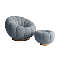 Cream Style Lazy Sofa Reclining Sleepy Pumpkin Sofa Chair BSF-2066