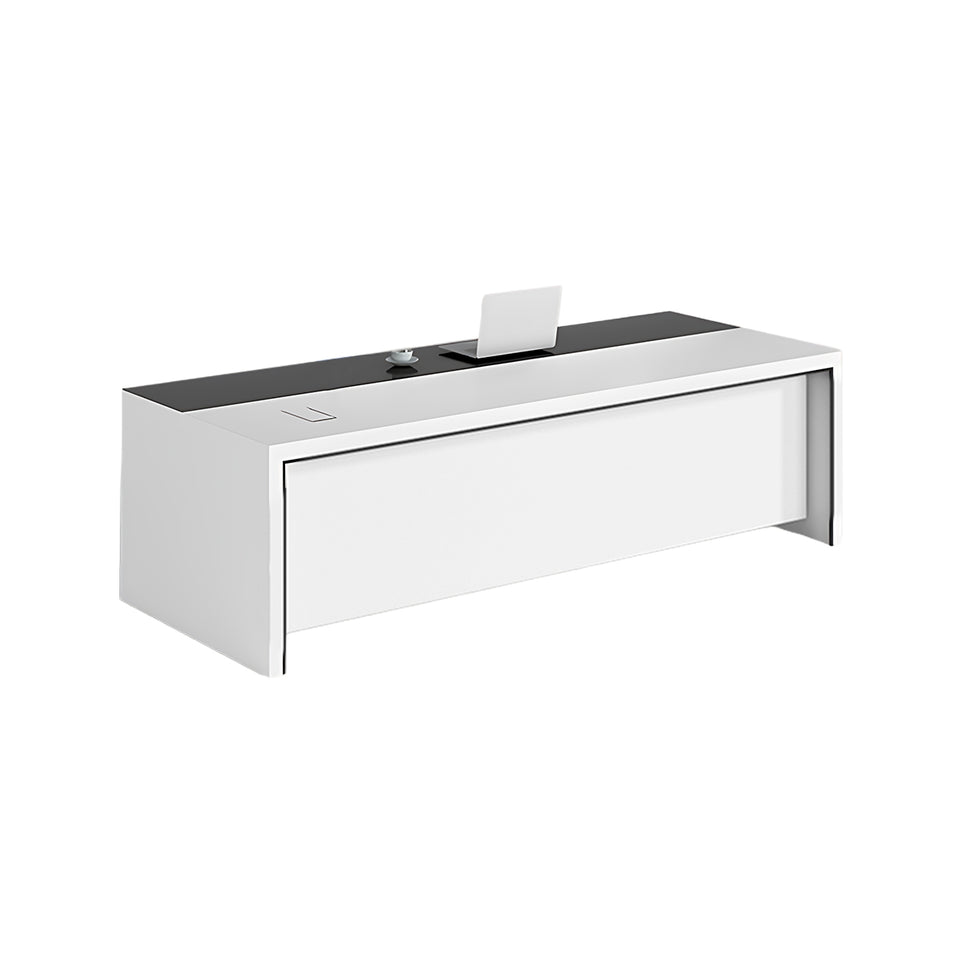 High-End Executive Desk Set With Secure Storage And Smart Cable Management LBZ-2146