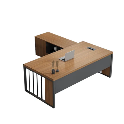 Classic Office Boss Desk Furniture Side Cabinet Meets Various Office Desk LBZ-1042