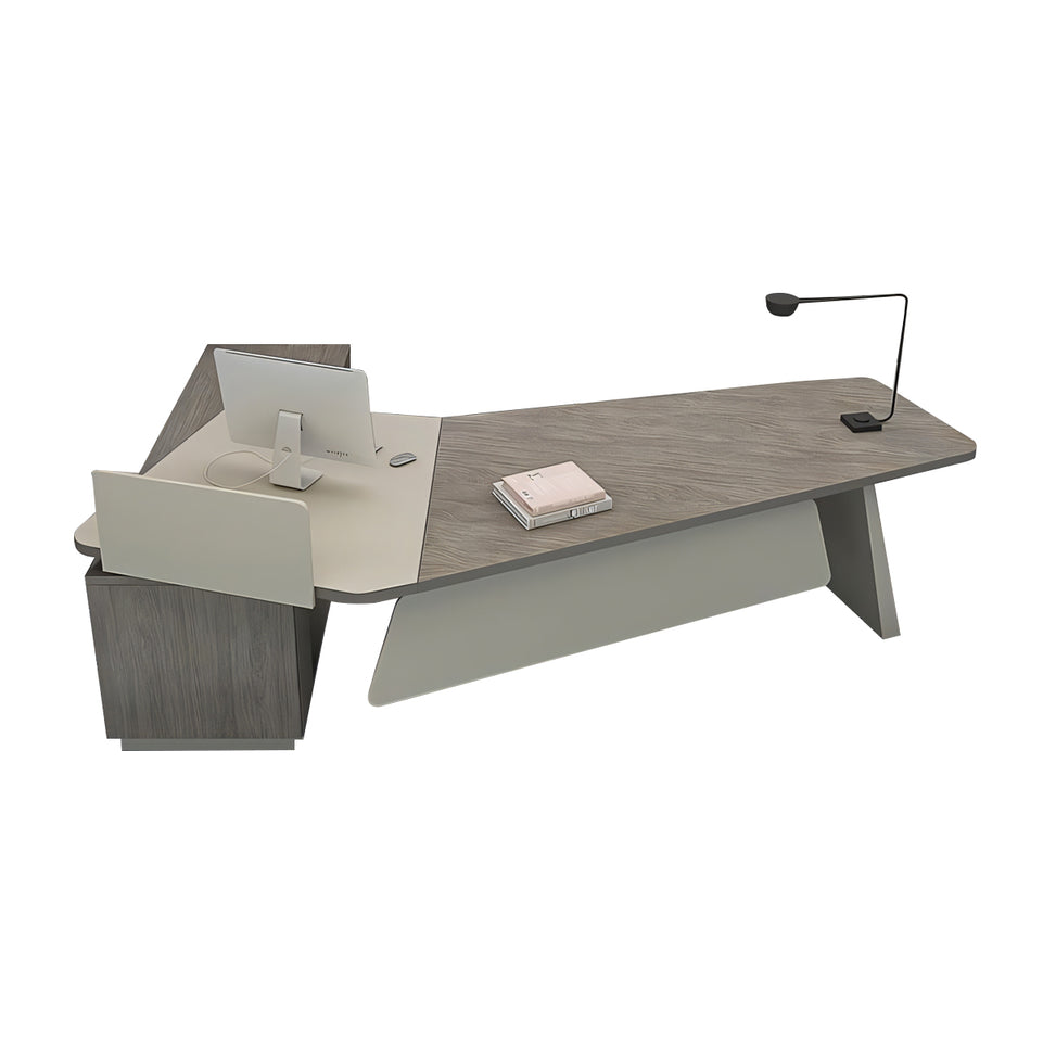 Stylish Creative Executiv Desk and Chair Set Complete with Cabinet LBZ-10152