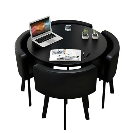 Modern Minimalist Style Small Meeting Table and Chair Set JDZH-009