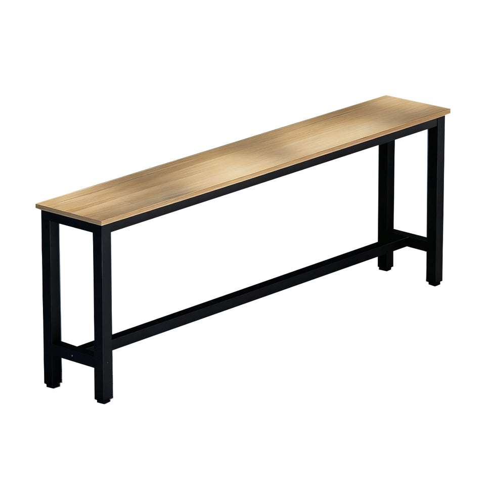 High Rectangle Bar Table and Chairs Set with Footrest for Commercial and Business Use BTZ-001