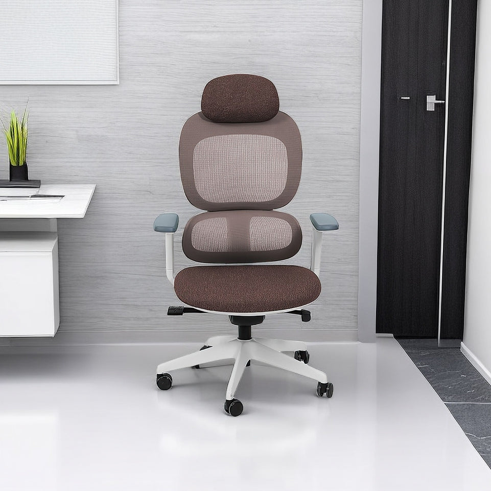 Adjustable Office Chair Lumbar Support Breathable Mesh High Back Headrest Chair BGY-1047