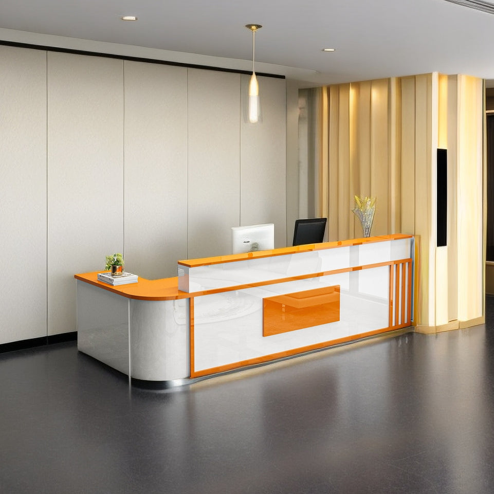 Luxurious Custom Design for Reception Desk Creating a Professional Atmosphere JDT-1069